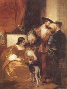 Francis Iand the Duchess of Etampes (mk05), Richard Parkes Bonington